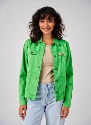 Veste casual coupe droite vert WHO'S THAT GIRL femme