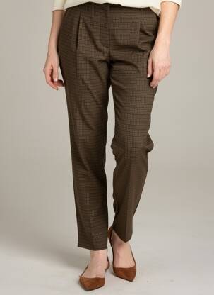 Pantalon slim poches taille haute marron LEE COOPER femme
