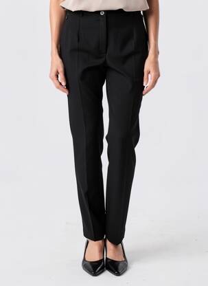 Pantalon slim poches taille haute noir GUY DUBOUIS femme