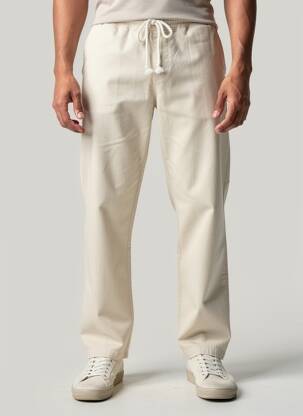 Pantalon chino stretch taille normale beige LEE COOPER homme