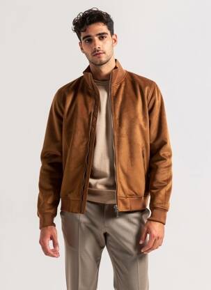 Veste casual resserrée sur le bas marron DEELUXE homme