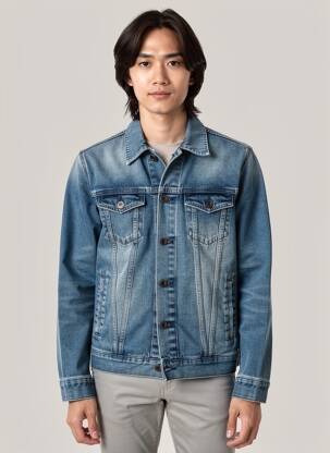 Veste casual fermeture boutonnée sur le devant bleu TIFFOSI homme