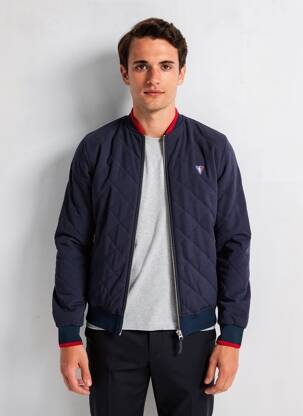 Veste casual resserrée sur le bas bleu CAMBERABERO homme