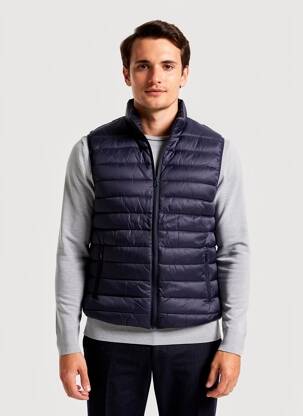Doudoune poches sans capuche bleu TIFFOSI homme