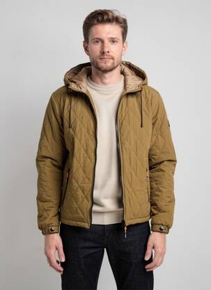 Blouson capuche beige DAYTONA homme