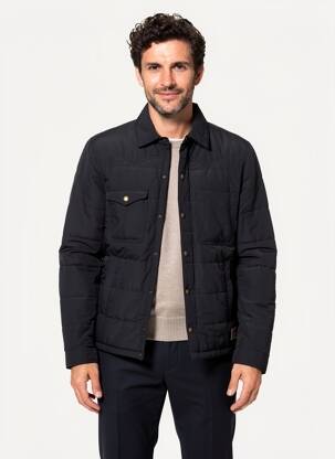Blouson fermeture zippée sous rabat pressionné noir DAYTONA homme