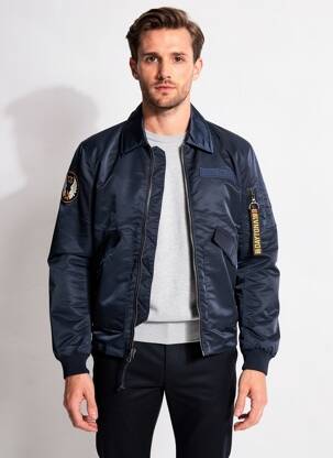 Doudoune manches longues sans capuche bleu DAYTONA homme