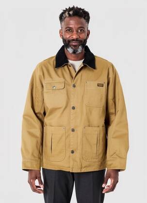 Parka multipoches sans capuche beige DAYTONA homme