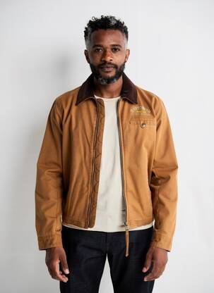 Veste casual coupe droite marron DAYTONA homme