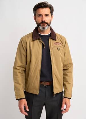 Veste casual coupe droite beige DAYTONA homme