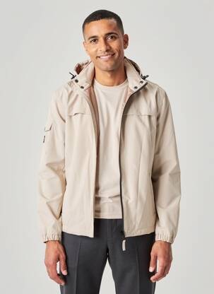 Coupe-vent poches a capuche beige DAYTONA homme