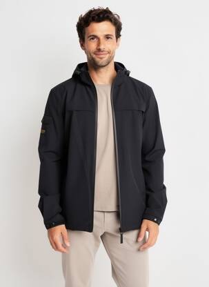 Coupe-vent poches a capuche noir DAYTONA homme