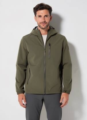 Coupe-vent poches a capuche vert DAYTONA homme
