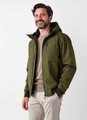 Blouson tissage imperméable vert DAYTONA homme