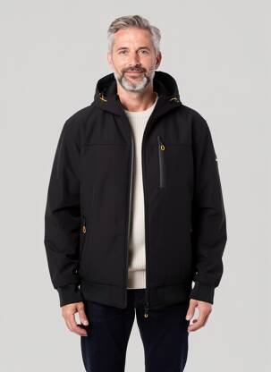 Blouson tissage imperméable noir DAYTONA homme