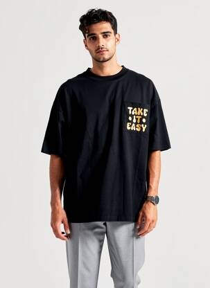 T-shirt coupe droite manches courtes noir IRON AND RESIN homme