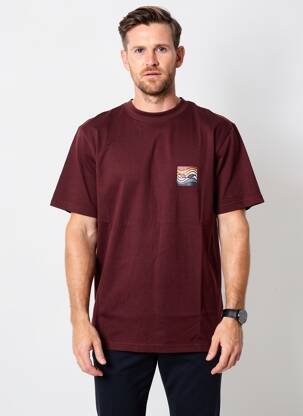 T-shirt stretch manches courtes violet DAYTONA homme