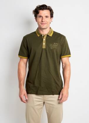 Polo stretch manches courtes vert DAYTONA homme