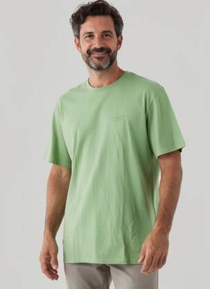 T-shirt coupe droite manches courtes vert DAYTONA homme