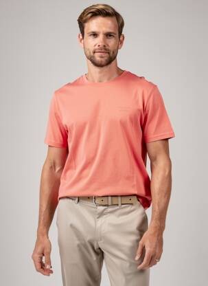 T-shirt coupe droite manches courtes rouge DAYTONA homme