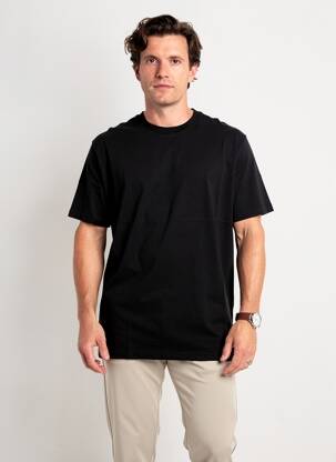 T-shirt coupe droite manches courtes noir DAYTONA homme