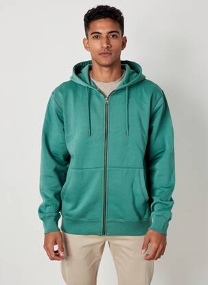 Veste casual resserrée sur le bas vert IRON AND RESIN homme