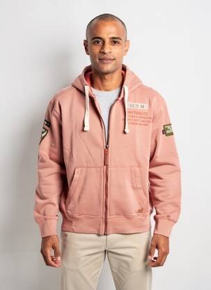 Veste casual coupe droite orange DAYTONA homme