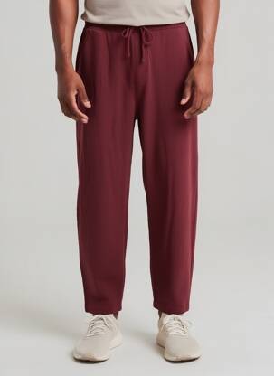 Jogging tissage jersey taille normale rouge IRON AND RESIN homme
