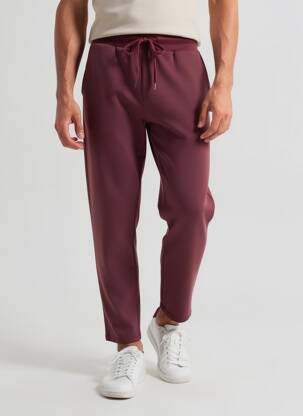 Jogging tissage jersey taille normale rouge IRON AND RESIN homme