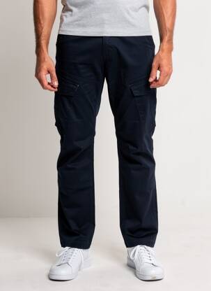 Pantalon cargo poches taille normale bleu DAYTONA homme
