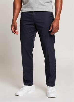 Pantalon chino stretch taille normale bleu DAYTONA homme
