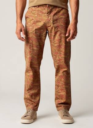 Pantalon chino poches taille normale marron IRON AND RESIN homme