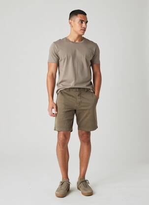 Bermuda stretch taille normale vert DAYTONA homme