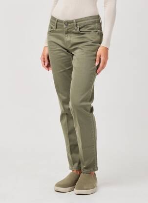 Pantalon slim stretch taille normale vert ARMITA femme