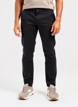 Pantalon chino poches taille normale noir STREET ONE homme