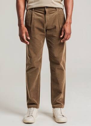 Pantalon chino poches taille normale marron STREET ONE homme