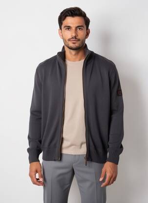 Veste casual resserrée sur le bas noir TIMEZONE homme