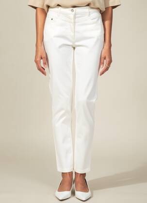 Pantalon slim stretch taille normale blanc BETTY BARCLAY femme