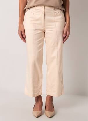 Pantacourt stretch taille normale rose LUCCHINI femme