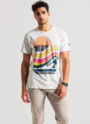 T-shirt stretch manches courtes gris CBK homme