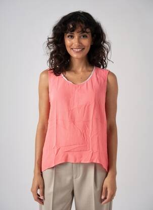 Top coupe fluide sans manche rose MOLLY BRACKEN femme