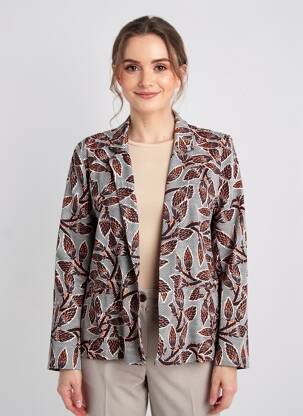 Veste casual coupe droite noir RUE MAZARINE femme