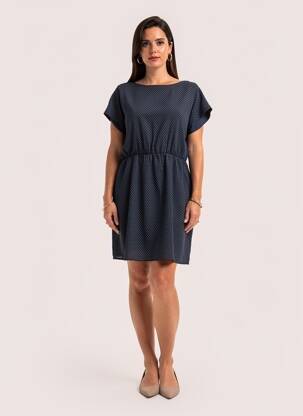 Robe courte manches courtes manches courtes bleu MOLLY BRACKEN femme