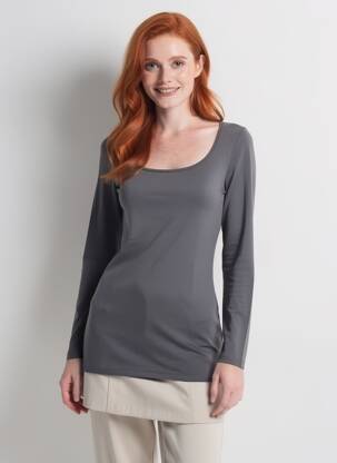 T-shirt manches longues manches longues gris VERO MODA femme