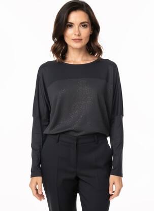 Top manches longues manches longues noir MOLLY BRACKEN femme