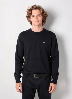 Pull col rond manches longues noir LEVI'S homme