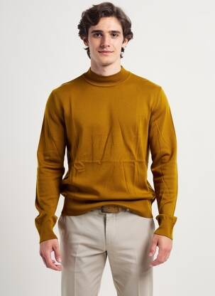 Pull manches longues manches longues jaune PETROL INDUSTRIES homme