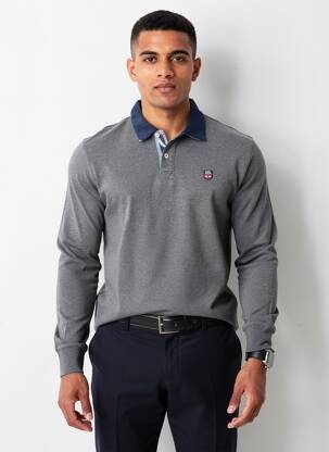 Polo manches longues manches longues gris PEPE JEANS homme