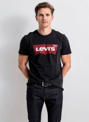 T-shirt coupe cintrée manches courtes noir LEVI'S homme