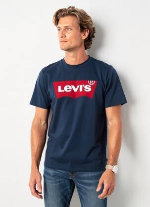 T-shirt coupe cintrée manches courtes bleu LEVI'S homme